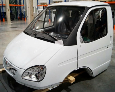 Кабина ГАЗ-3302 под 406 двигатель белая