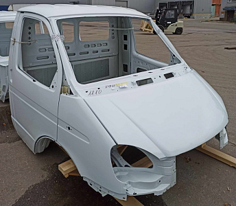 Кабина ГАЗ-3302 БИЗНЕС ЦВЕТ СИНИЙ без обивки БЕЗ VIN Оригинал